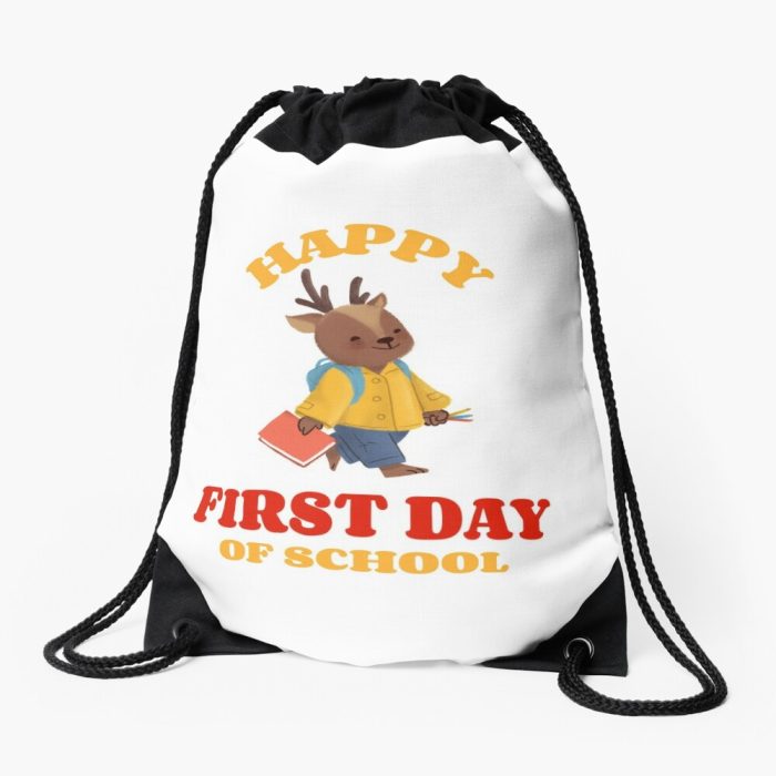 Happy First Day Of School Drawstring Bag DSB262