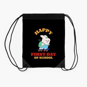 Happy First Day Of School Drawstring Bag DSB313 2