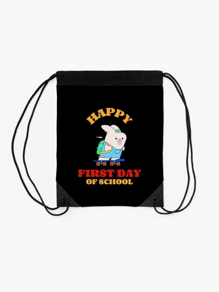 Happy First Day Of School Drawstring Bag DSB313 2