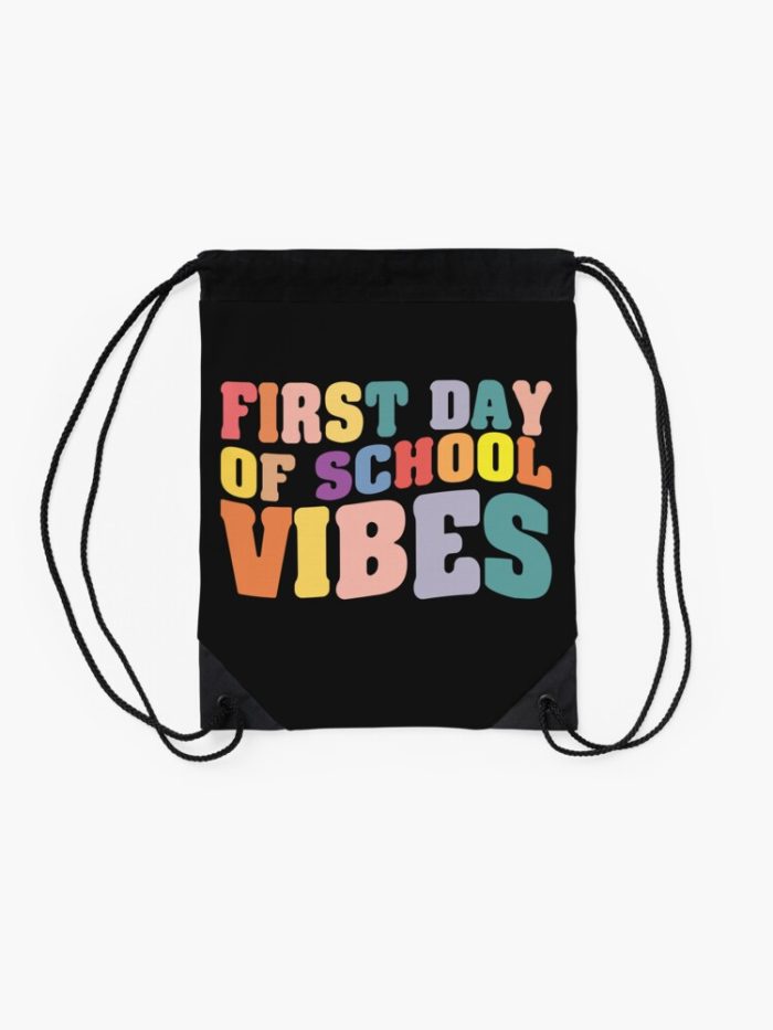 Happy First Day Of School Drawstring Bag DSB354 2