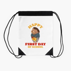 Happy First Day Of School Drawstring Bag DSB364 2