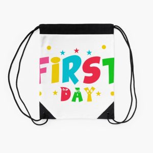 Happy First Day Of School Drawstring Bag DSB379 2