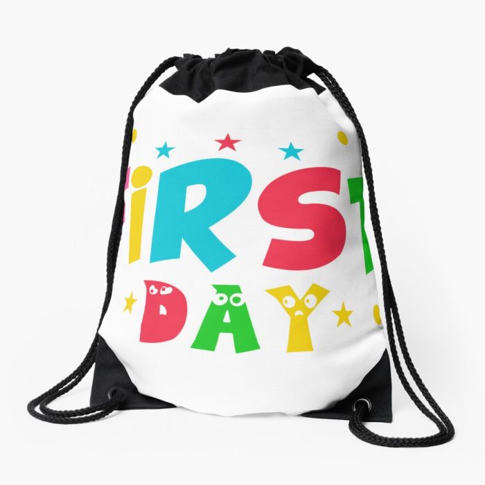 Happy First Day Of School Drawstring Bag DSB379