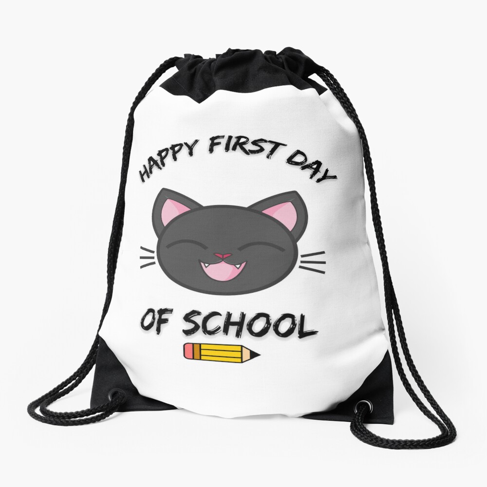 13 Happy First Day Of School Drawstring Bag DSB624
