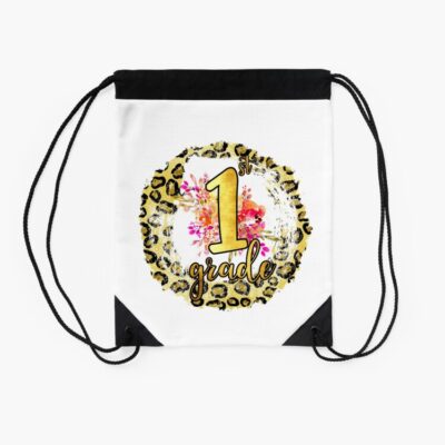 Happy First Day Of School First Grade Back To School Drawstring Bag DSB090 2