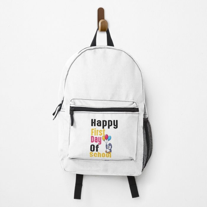 Happy First Day Of School For Teachers And Students Gift With A Funny Penguin Backpack PBP1159