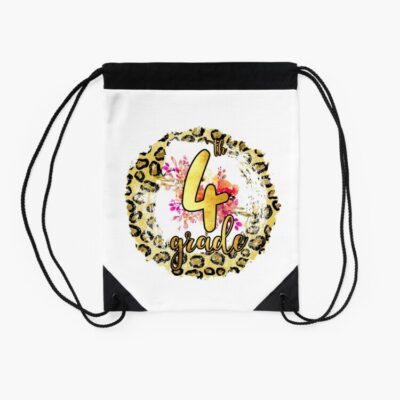 Happy First Day Of School Fourth Grade Back To School Drawstring Bag DSB110 2