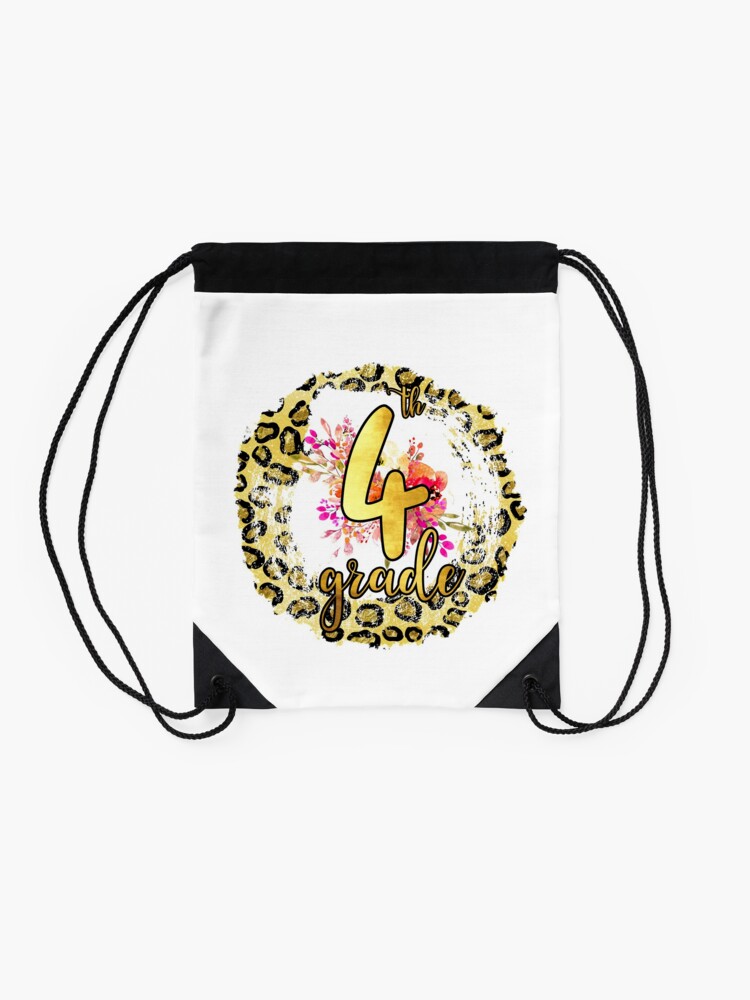 Happy-First-Day-Of-School-Fourth-Grade-Back-To-School-Drawstring-Bag-DSB110-2 Happy First Day Of School Fourth Grade Back To School Drawstring Bag DSB110 2