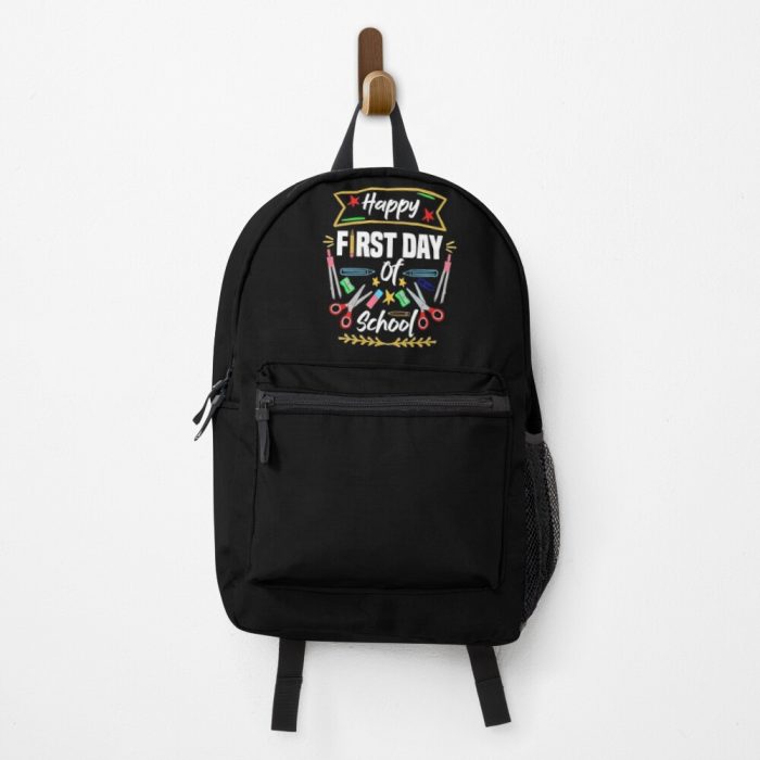 Happy First Day Of School Funny & Cute Design For The First Day Of School For Back To School Backpack PBP1046
