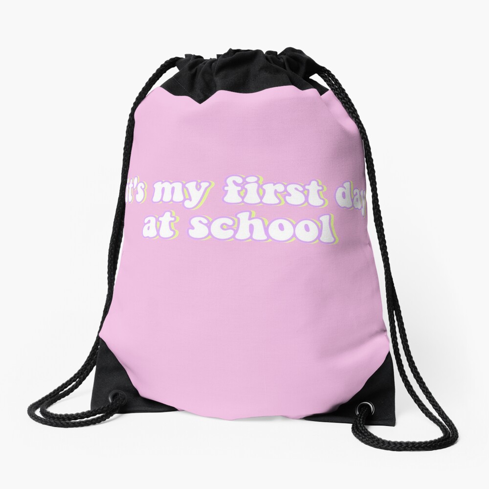 Happy First Day Of School Kids First Day At School Drawstring Bag DSB813