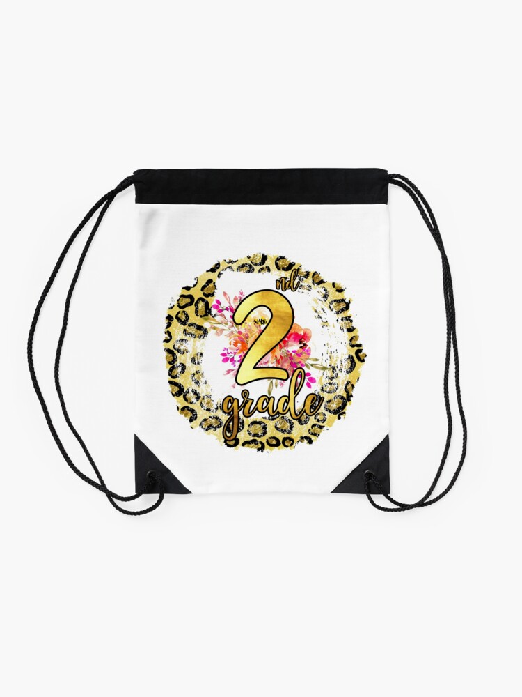 Happy-First-Day-Of-School-Second-Grade-Back-To-School-Drawstring-Bag-DSB091-2 Happy First Day Of School Second Grade Back To School Drawstring Bag DSB091 2