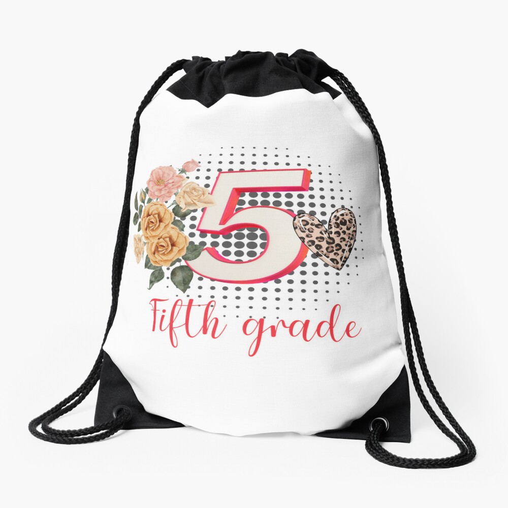 Happy First Day Of School Teacher And Student Back To School Let'S Do This Welcome Back To School 2023 Drawstring Bag DSB508