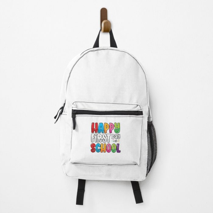 Happy First Day Of School Teacher Student Back To School Backpack PBP1368