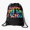 Happy First Day Of School Teachers Back To School Tie Dye Drawstring Bag DSB362