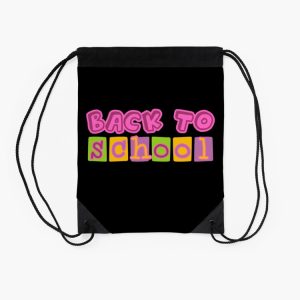 Happy First Day Of School Vibes Drawstring Bag DSB100 2