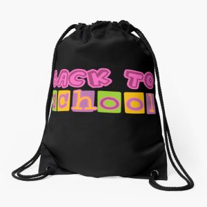 Happy First Day Of School Vibes Drawstring Bag DSB100