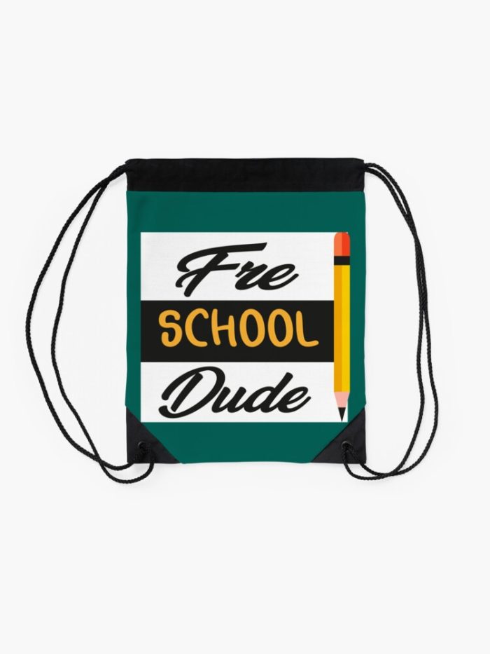 Happy First Day Of School Vibes Drawstring Bag DSB390 2