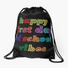 Happy First Day Of School Vibes Drawstring Bag DSB396