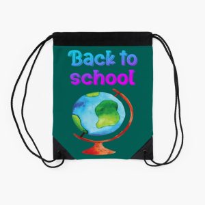 Happy First Day Of School Vibes Drawstring Bag DSB428 2