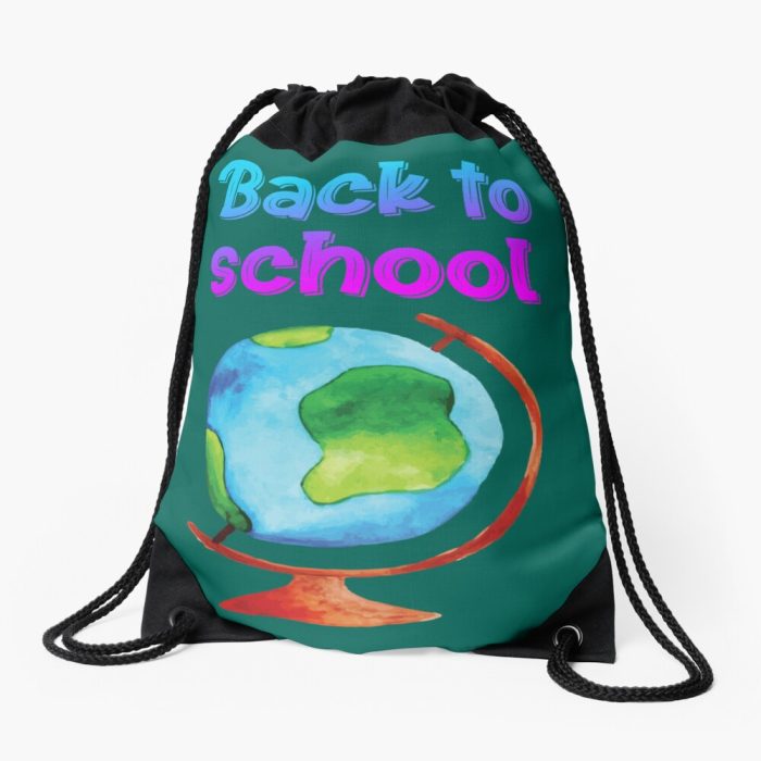 Happy First Day Of School Vibes Drawstring Bag DSB428