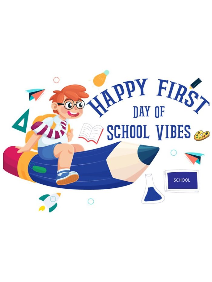 Happy First Day Of School Vibes Drawstring Bag DSB429 1