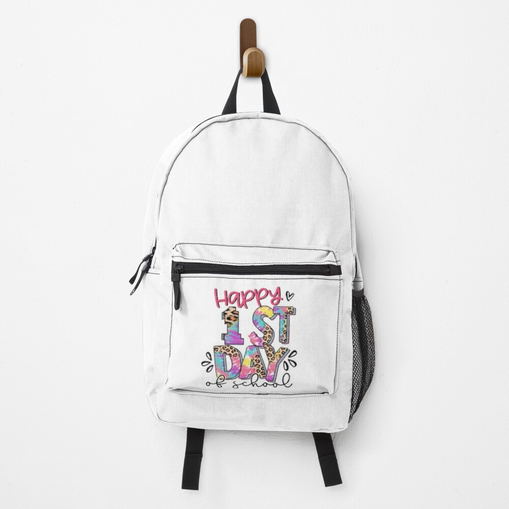 Happy First Day Of School Vibes Game Over Funny Back To School Day Designsfunny Gift For Teachers A Backpack PBP982