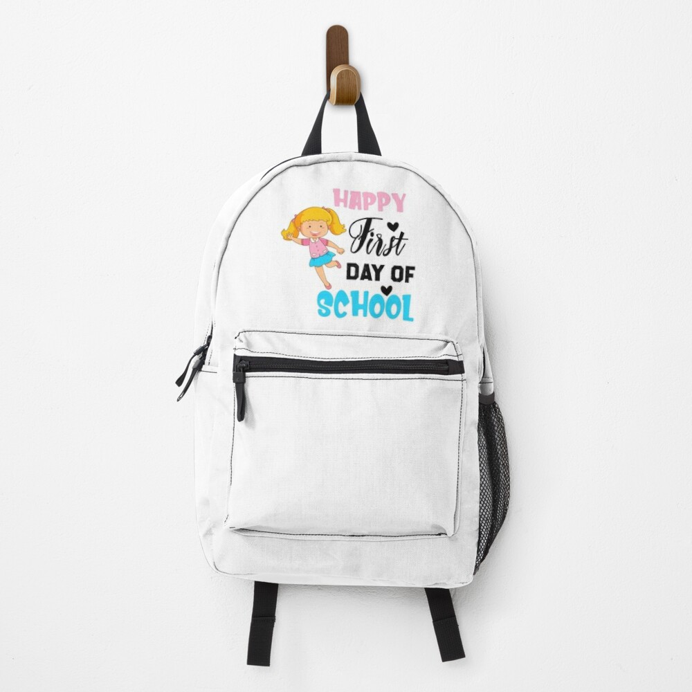 Happy First Day Of School Vibes Girls Gift Back To School Gift Backpack PBP1213