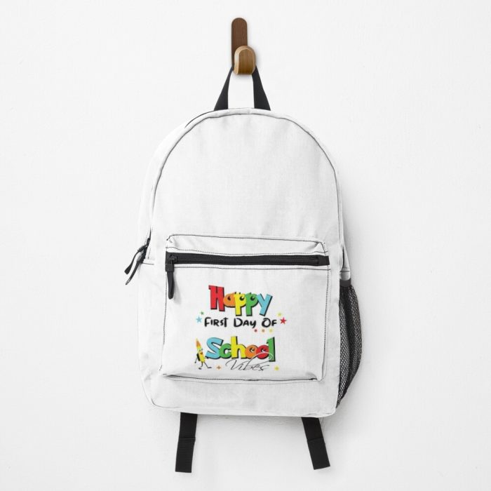 Happy First Day Of School Vibes - Happy First Day Of School Vibes -First Day Of School 2023 Backpack PBP784