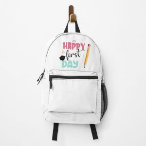 Happy First Day Of School Vibes Kids Gift Back To School Gift Backpack PBP1112
