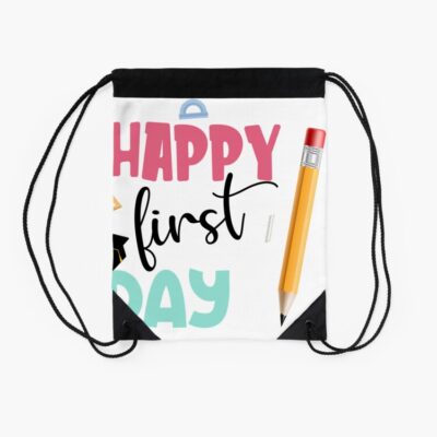 Happy First Day Of School Vibes Kids Gift Back To School Gift Drawstring Bag DSB714 2 Happy First Day Of School Vibes Kids Gift Back To School Gift Drawstring Bag DSB714 2
