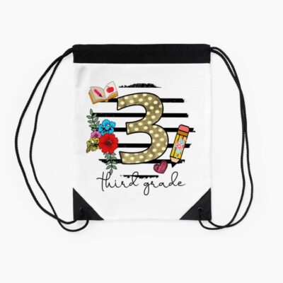 Happy First Day Of Third Grade Back To School Drawstring Bag DSB169 2