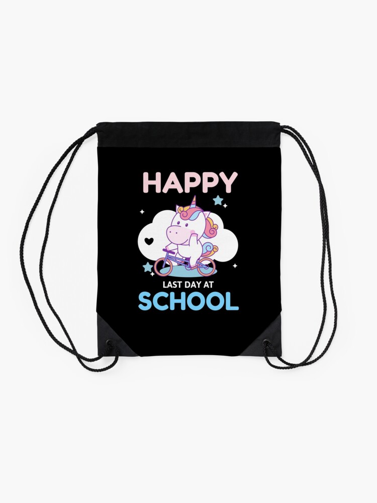 Happy-Last-Day-At-School-Drawstring-Bag-DSB753-2 Happy Last Day At School Drawstring Bag DSB753 2