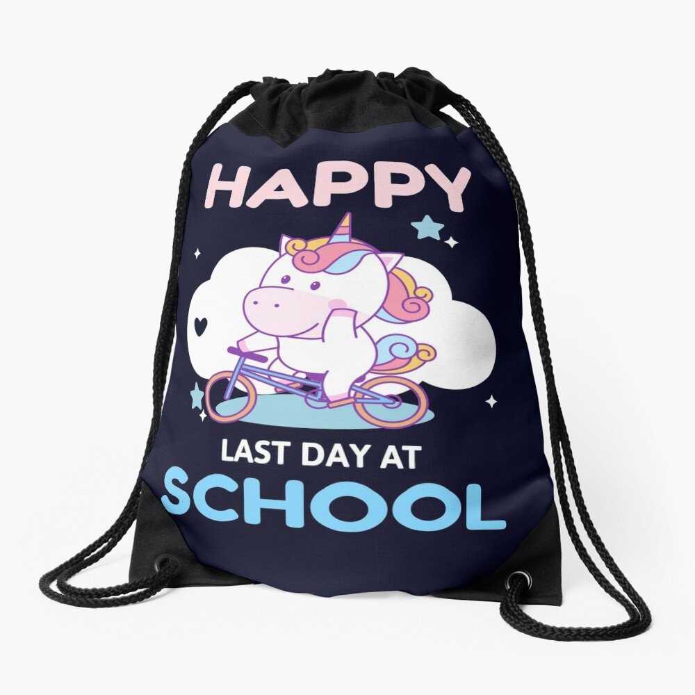 Happy Last Day At School Drawstring Bag DSB812