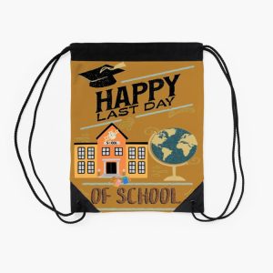 Happy Last Day Of School Drawstring Bag DSB125 2