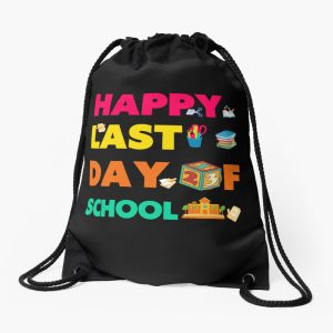 Happy Last Day Of School Drawstring Bag DSB145