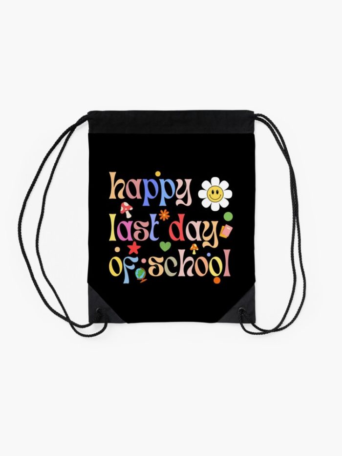 Happy Last Day Of School Drawstring Bag DSB147 2