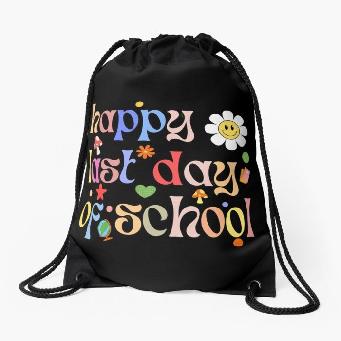 Happy Last Day Of School Drawstring Bag DSB147