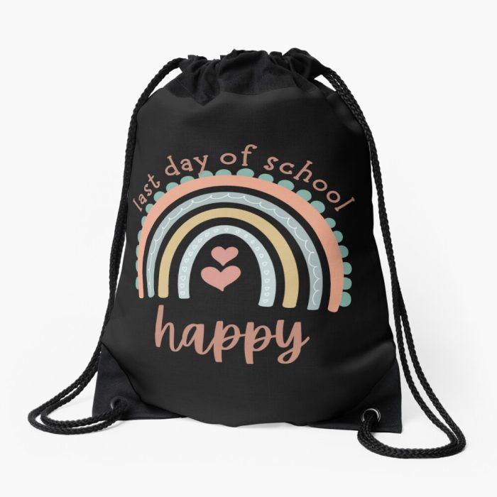 Happy Last Day Of School Drawstring Bag DSB290