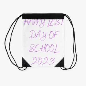 Happy Last Day Of School Graduation Drawstring Bag DSB301 2