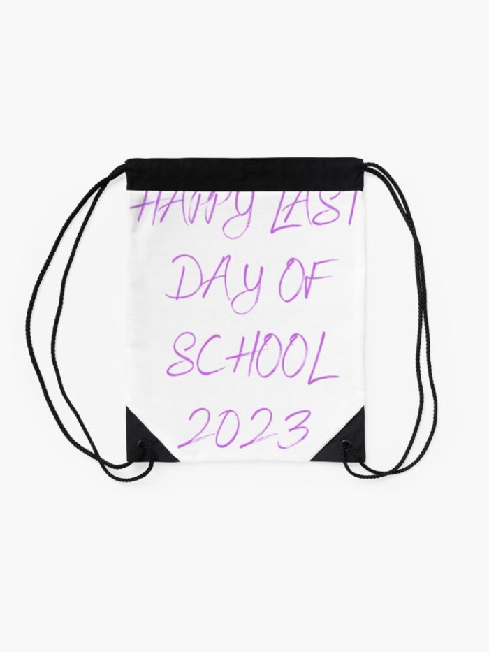 Happy Last Day Of School Graduation Drawstring Bag DSB301 2