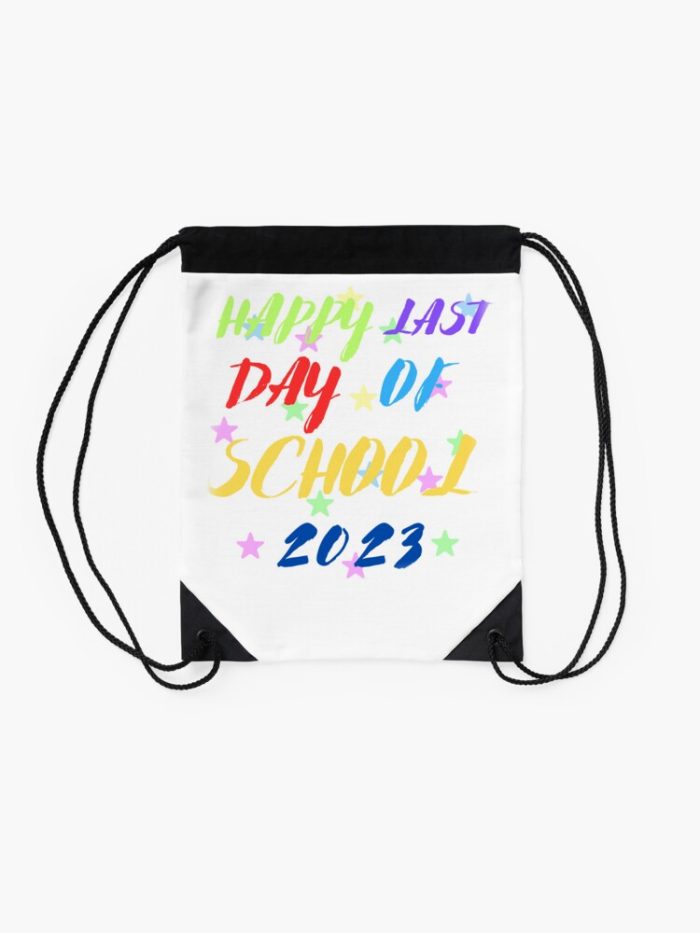 Happy Last Day Of School Graduation Drawstring Bag DSB397 2