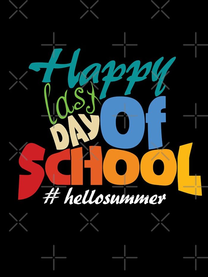 Happy Last Day Of School Hello Summer Drawstring Bag DSB383 1