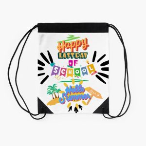 Happy Last Day Of School Hello Summer Drawstring Bag DSB456 2