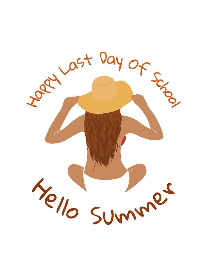 Happy Last Day Of School Hello Summer Students And Teachers Drawstring Bag DSB1228 1