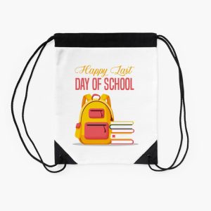 Happy Last Day Of School Hello Summer Students And Teachers Drawstring Bag DSB1417 2