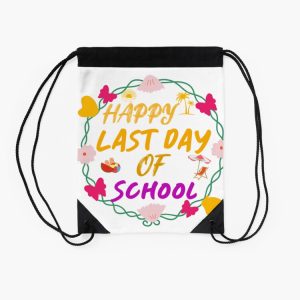 Happy Last Day Of School Hello Summer Students And Teachers Drawstring Bag DSB1426 2