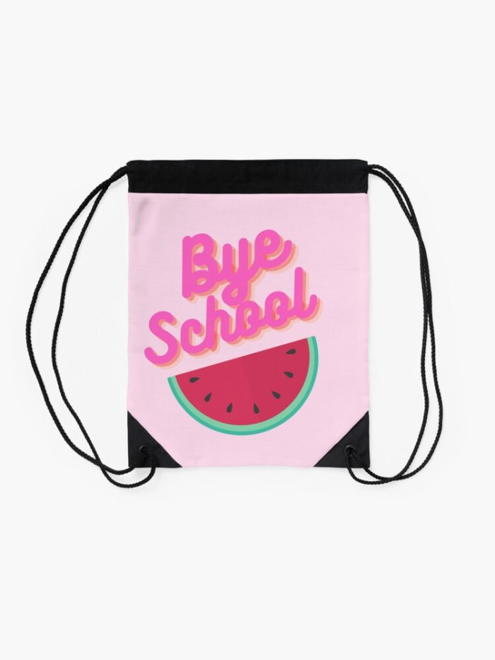 Happy Last Day Of School Hello Summer Students And TeachersBye School Drawstring Bag DSB1442 2