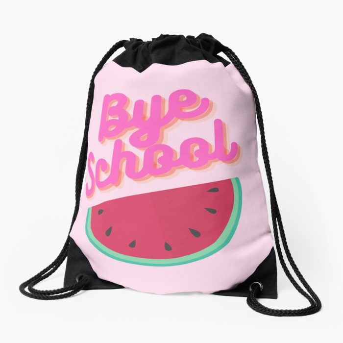 Happy Last Day Of School Hello Summer Students And Teachers/Bye School Drawstring Bag DSB1442