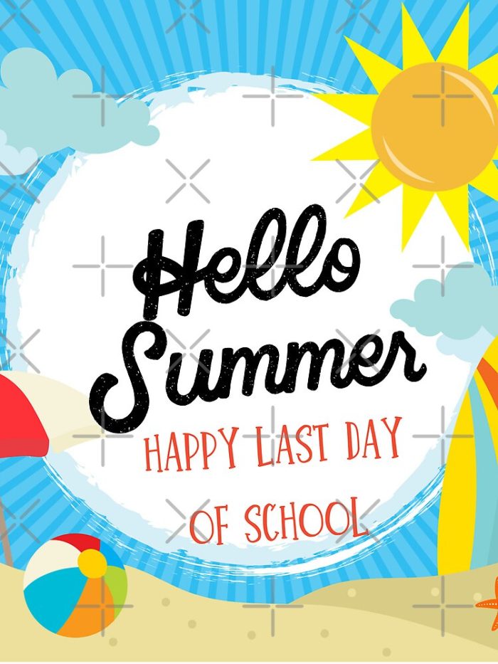 Happy Last Day Of School Hello Summer Teacher Student Drawstring Bag DSB1425 1