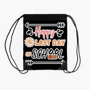 Happy Last Day Of School Kid Teacher Student Graduation Drawstring Bag DSB1065 2 Happy Last Day Of School Kid Teacher Student Graduation Drawstring Bag DSB1065 2